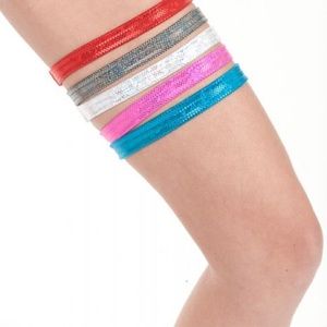 15/FH-Hologram Flat Garter.